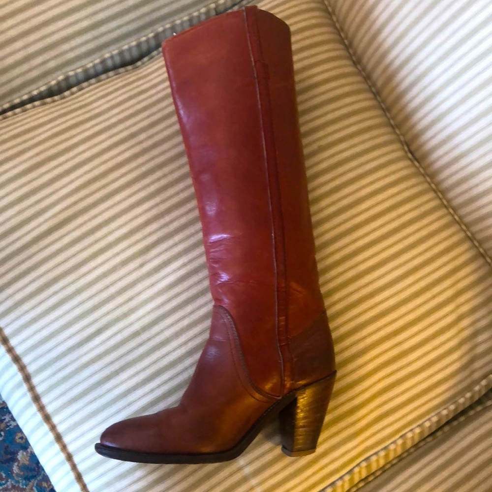 Red Vintage Frye boots